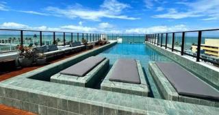 Apartamento com jacuzzi privativa e piscina com vista pro mar - 5