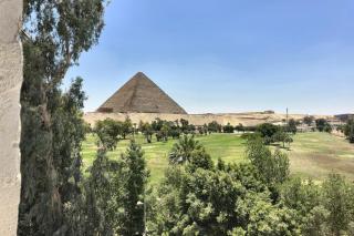 Giza Pyramid View Flat & Egyptian Art - 0