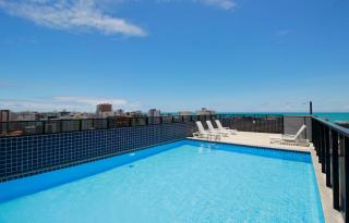 Apto com piscina - Praia a 300m - Ponta Verde - 8