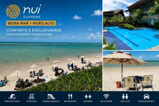 Nui Supreme Beira Mar Flat 02 qts 02 wcs Muro Alto Porto de Galinhas - 0