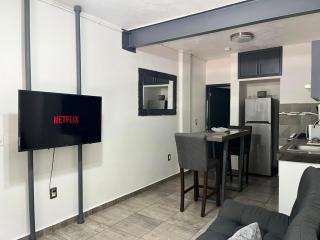 Dpto 1 Ejecutivo con WiFi, Terraza, Parking y Aire acondicionado - 1