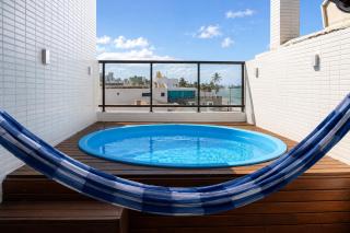 Cobertura à beira-mar com piscina privativa - 4