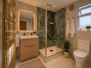 Central Luxury 7 Bedroom House 14-Beds 4-Bathrooms - Hot Tub - Parking - Garden - 7