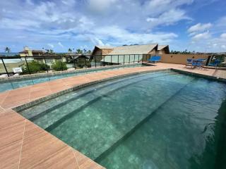 Lindo flat, 250m da praia, piscina, garagem coberta - 0
