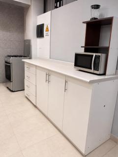 Centrally-located mini apartment one block from the church - 2