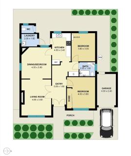 Zen Deco Bungalow - 9