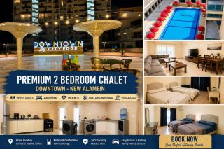 Premium 2 Bedroom Chalet - Downtown New Alamein شاليه بالداون تاون العالمين الجديدة - 9