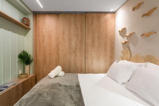 Studio a 60 m da Praia - Jardim Gourmet - Andar Térreo - Aceita Pet Pequeno - Piscina na Cobertura com Churrasqueira - 2