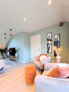 Penthouse in the middle of the city center - 5 bedrooms - fully furnnished and equipped - parking - 6