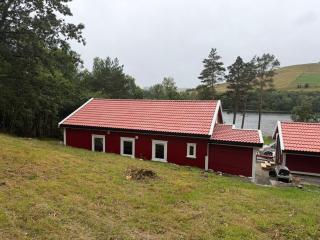 Nice cabin with Bråstei Lake with boat - 6
