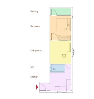 Cozy Apartment with balcony in District 1 - 6