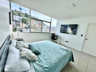 Elegante oficina suite vista al cerro y piscina RF1-1308 - 4
