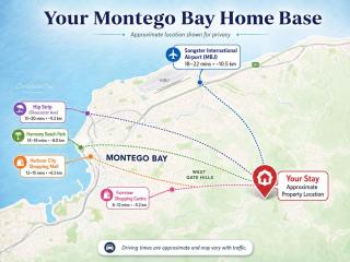 Cozy Montego Bay Retreat with AC, Smart TVs & Patio - 7