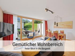 Carolines Appartement Warth - Bergblick, Terrasse, 2 Min Fußweg bis Skilift & Tiefgarage - ideal für Familien und naturverbundene Paare - Warth am Arlberg - 2