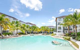 Enif 103 2BR Poolside Apartment 10-Min Walk to Playa Dominicus - 0