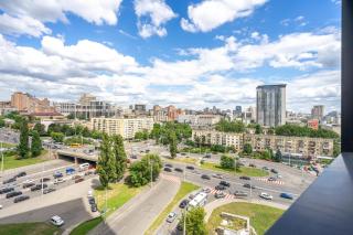 11-92 Manhattan, Beresteiskyi 11, Kyiv, Politekh metro nearby, panoramic city view, 15 kW backup power, Petrovdom Apartment - Kiev - 1