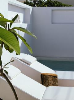 Sea Whisper Suites with private Cycladic patio and heated pool - sea side - 7