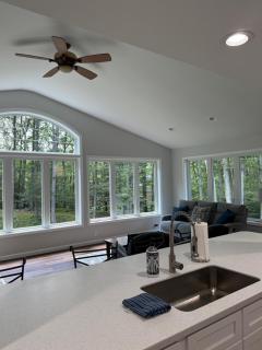 Large home with hot tub in serene wooded setting - 8