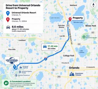 Lakefront Studio Near Universal & Sea world - 2