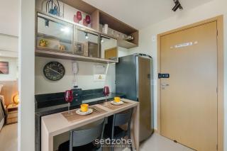 Studio em Cond. c/academia a 290m do Mar - HOA0704 - 9
