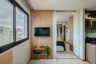 Studio em Cond. c/academia a 290m do Mar - HOA0704 - 5