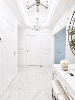 White Marble Palace Apartment 2xParking WiFI AC Fireplace Balcony Terrace Security Vistula River Wawel Castle Old Town - 4