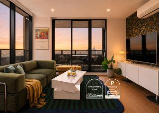 SANS SOUCI Level 36 Skyline & Bayview 2Bed 2Bath Apt with Free Parking Near Crown - Melbourne - 8