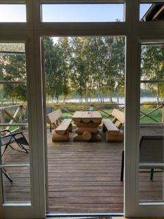 Private lakeside holiday house with fireplace, sauna, hot tub - Ezernams Dzintars - Valdemārpils - 9