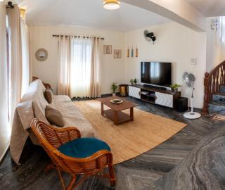 Angam Banyan - Tropical Boho 2BHK Villa - 3Beds - Botanical Garden - 6