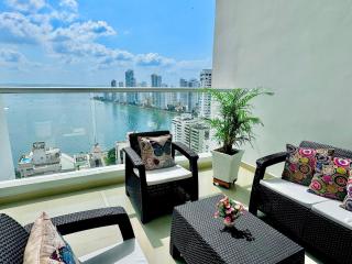 Apartamento 1 Dormitorio Bocagrande. Vista Panorámica Mar - 9