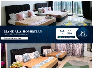 Mandala Homestay - Studio with 2 queen bed at i-City, Shah Alam - 9