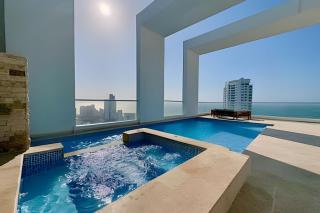 Apartamento 1 Dormitorio Bocagrande. Vista Panorámica Mar - 8