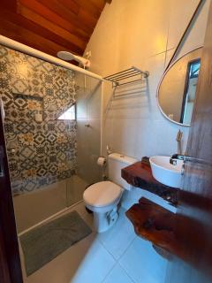 Chalé com 3 quartos, com terraço externo com vista em Bananeiras - 5
