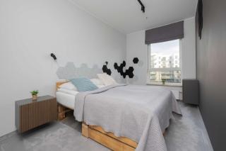Spacious Apartment with a Balcony, Parking and Air-conditioning by Noclegi Renters - 9