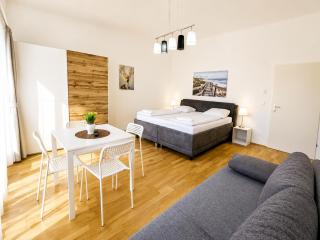 Central Vienna for Longstays, Comfy 1BR Apt with WIFI & TV - 0