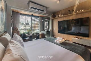 Studio a 750m do Mar em prédio c/ piscina EUB1601 - 0