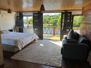 Casa Exclusiva na Lagoa Aruá - Vista 180 - Cinema à Beira d'Água - Praia do Forte - 5