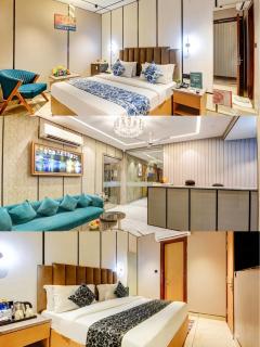 JS Residency Luxe Collection with Free Pickup from Nizamudin Railway Station 12 PM To 6 PM - 0