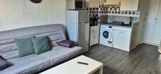 Asphodèle, Joli studio avec parking, 2 pas des plages et du Port - 6