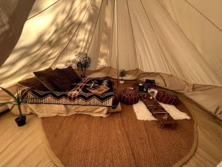 Lakeside Glamping Bell Tent Retreat on Tuttle Creek Lake in Kansas, Perfect for a Weekend of Swimming and Fishing - 6