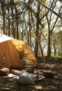 Lakeside Glamping Bell Tent Retreat on Tuttle Creek Lake in Kansas, Perfect for a Weekend of Swimming and Fishing - 5