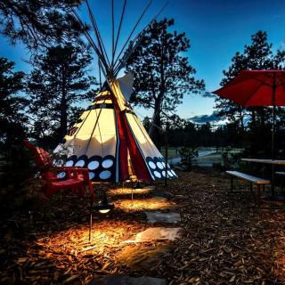 Cozy Tipis with Campfire Fun and Outdoor Adventures near Casper, Wyoming - 4