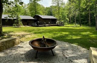Spacious Modern Cabin with Private Deck for a Memorable Family Getaway near Madison, Ohio - 1