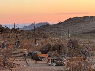 Unique Camper with Fire Pit & Skylight Views in Terlingua, Texas - 4