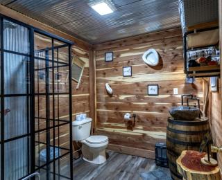 Creekside Cabin Retreat with Hot Tub & Fire Pit in Caddo Gap, Arkansas - 4