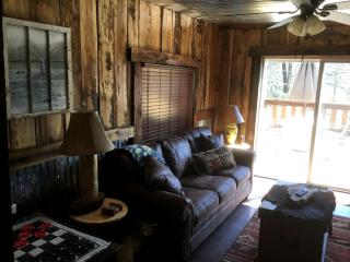 Gorgeous Rustic Log Cabin Rental with Fire Pit in Cotter, Arkansas - 5