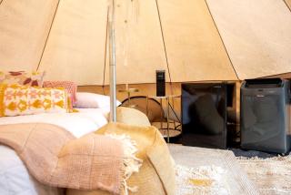 Bohemian Bell Tent for Lake Glamping near Houston - 8