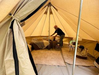 Luxury Bell Tents with Air-conditioning near Lake Texoma, Oklahoma - 1
