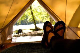 Charming Bell Tent Rental for Glamping in Tennessee - 3