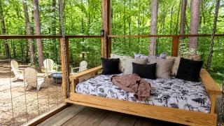 Cabin Retreat with Fire Pit & Scenic Ridge Views in Caddo Gap, Arkansas - 1